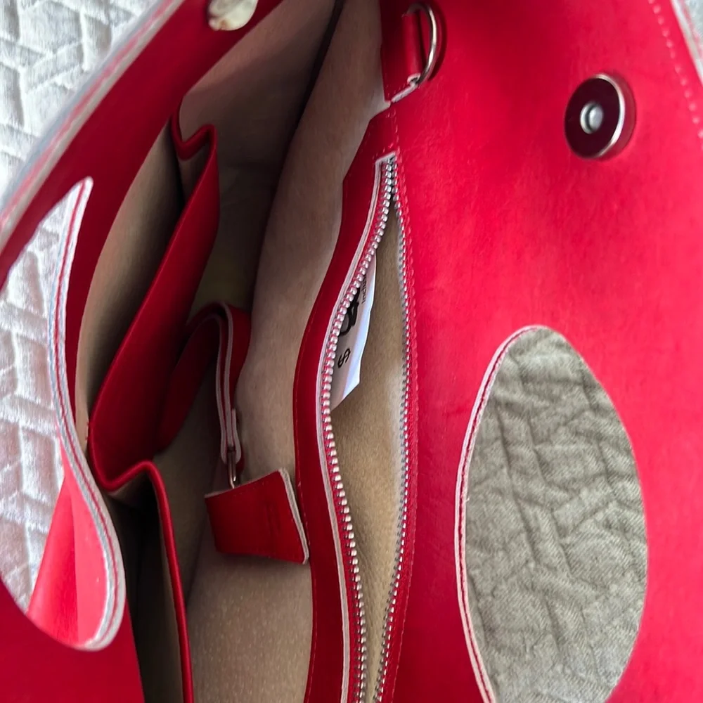 Soy Nica handmade, red purse - Picture 4 of 10